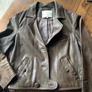 3.1 Phillip Lim Leather Short Jacket